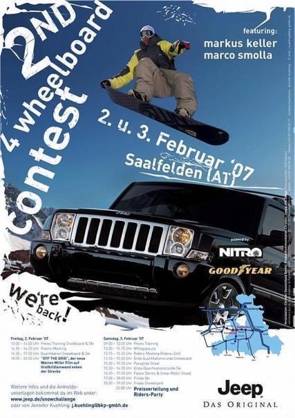 Jeep veranstaltet 4wheelboard Contest. Foto: Auto-Reporter